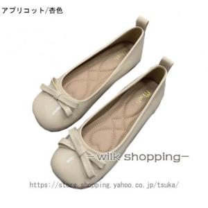 パンプス バレエシューズ フラット ぺたんこ ...の詳細画像3