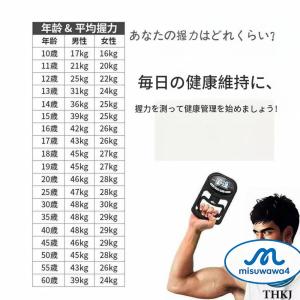 握力計 デジタル レベル表示 握力測定器 最大...の詳細画像1