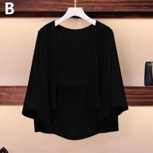 ボレロ 結婚式 パーティーボレロ シフォン地 ...の詳細画像2