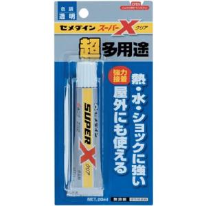 セメダインCemedine 超多用途接着剤 スーパーX クリア P20ml AX-038｜mitusawa6