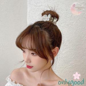 ヘアクリップ フラワー ヘアアクセサリー バナ...の詳細画像3