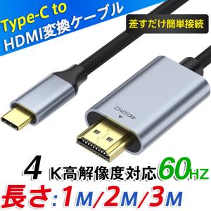 Type-C HDMI 変換ケーブル HDMI...の詳細画像1