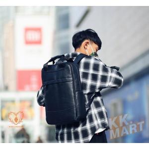 リュック メンズ リュックサック pu革 デイ...の詳細画像5