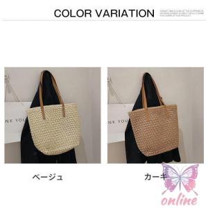 かごバッグ レディース トートバッグ 肩掛け ...の詳細画像3