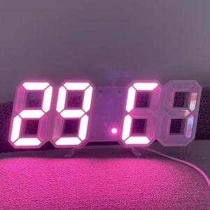 デジタル時計 おしゃれ 北欧 置き時計 光る ...の詳細画像2