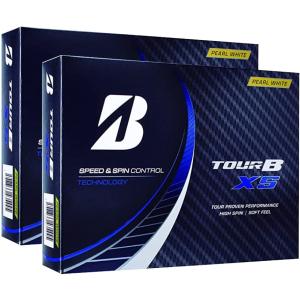 ２ダース BRIDGESTONEブリヂストンゴルフボール TOUR ツアー B XS 2022年モデル 12球入 XS_パールホワイト_２ダース｜mitusawa8