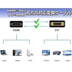 HDMI DVI 双方向伝送 アダプター HD...の詳細画像2