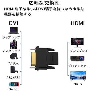 HDMI DVI 双方向伝送 アダプター HD...の詳細画像4
