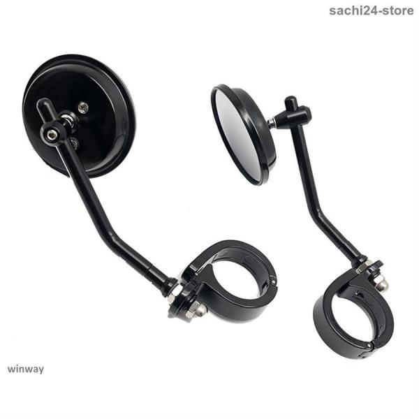 オートバイミラーセット ハーレーダビッドソンスポーツスターXL883カスタム1200アイアン883X...