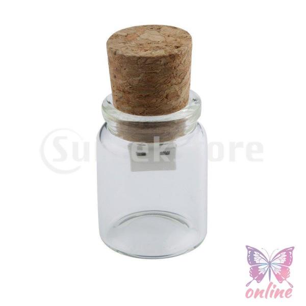 ノーブランド品 創意 ガラス瓶 Uメモリ?フラッシュドライブ