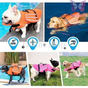犬 ライフジャケット 小型犬 安全な泳ぎを補助...の詳細画像5
