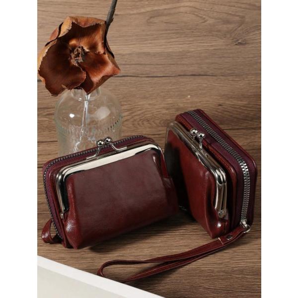 レディース 短財布 PU レザー S字ファスナー ホック式 マルチ機能 大容量 コインケース カード...