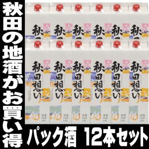 母の日 ギフト 贈り物 2026 酒 日本酒 お酒 八重寿 秋田想い 1800mlパック×12本 送料無料