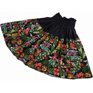 ☆月９ドラマなど美術協力ショップ☆大人気フラガール柄パウスカート６８センチハワイアンキルトのMiu-Mint製作p00114