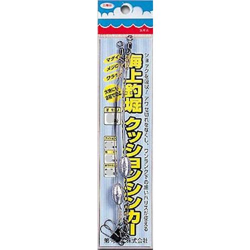 第一精工 シンカー(おもり) 海上釣堀クッションシンカー 1号 釣り シルバー