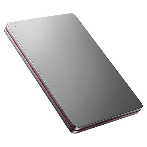 アイ・オー・データ 外付けHDD ハードディスク 1TB ポータブル カクうす アルミボディ 超薄型...