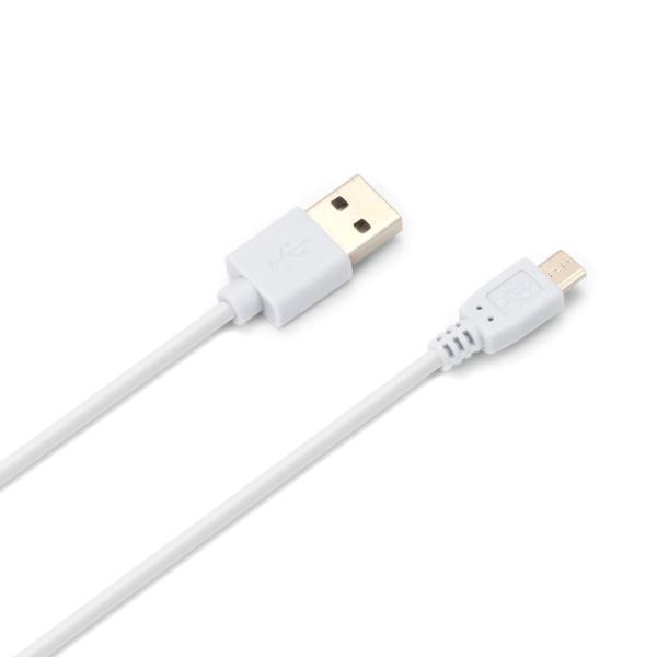 iCharger PGA micro USB コネクタ USB ケーブル 1.2m ホワイト PG-...