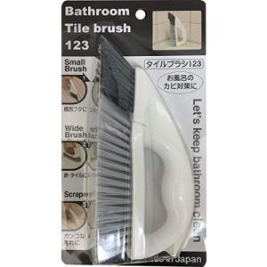 アイワ(Aiwa) 浴室掃除用ブラシ ホワイト MTタイルブラシ123｜miuhouse