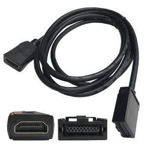 [Tr701-1] HDMI ナビ 変換 ケーブル ダイハツ タイプE を タイプA に 接続 配線 カーナビ ナビ 車 コード アダプター ディーラ｜miuhouse