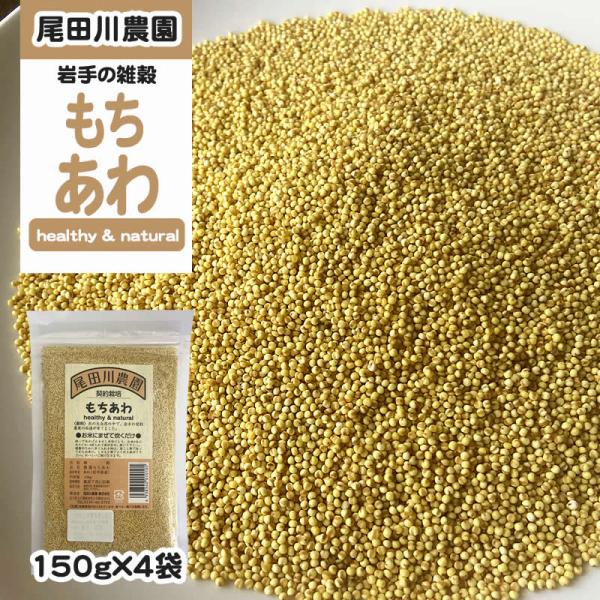 岩手県地元農家との契約栽培品 雑穀 [もちあわ150g×4袋 BM] メール便 NP 即送