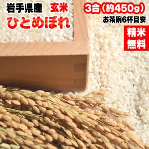 米 お米 ひとめぼれ 450g 3合 令和4年産 岩手県産 白米 無洗米 分づき 玄米 お好み精米 送料無料 当日精米 ポイント消化 真空パック メール便 YP