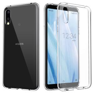 AQUOS sense3 plus / AQUOS sense3 plus サウンド SHV46 / SH-M11 ケース カバー TPU ソフト 背面 シェルジャケット