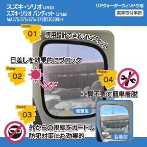 ソリオ メッシュシェード サイド ウインドウ ...の詳細画像2