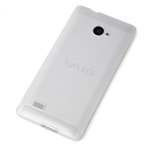 VAIO Phone A / VAIO Phone Biz ケース カバー TPU ソフト 背面 シェルジャケット ストラップホール VPB0511S VPA0511S