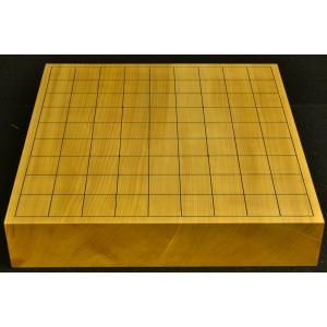 日本産本榧の木の板　一枚板 宮崎県日向産本榧一枚板木表3寸卓上将棋盤 MS33 本榧の中でも最高級と