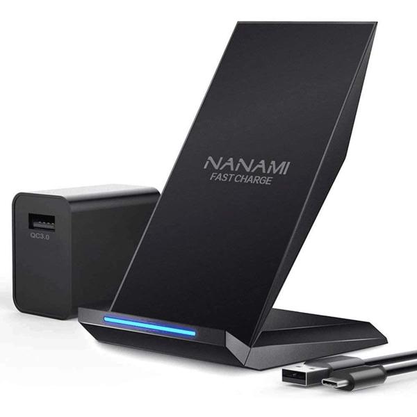NANAMI ワイヤレス充電器 (Quick Charge3.0急速充電器付属) Qi/PSE認証済...