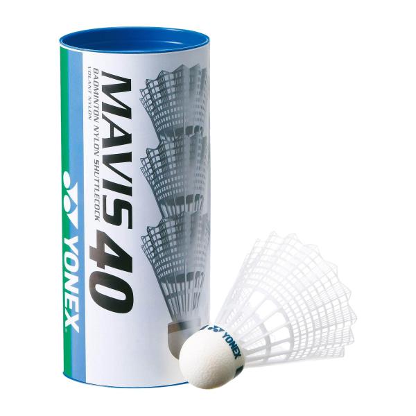 ヨネックス(YONEX) バドミントン シャトル メイビス40P (ナイロン+合成コルク) 3個入り...