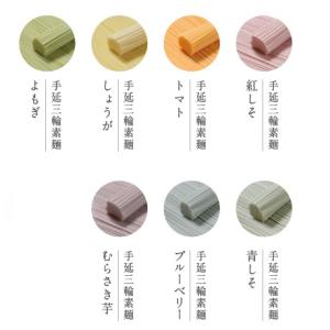 三輪そうめん みわのにじ7束入り 色素麺7色セ...の詳細画像2