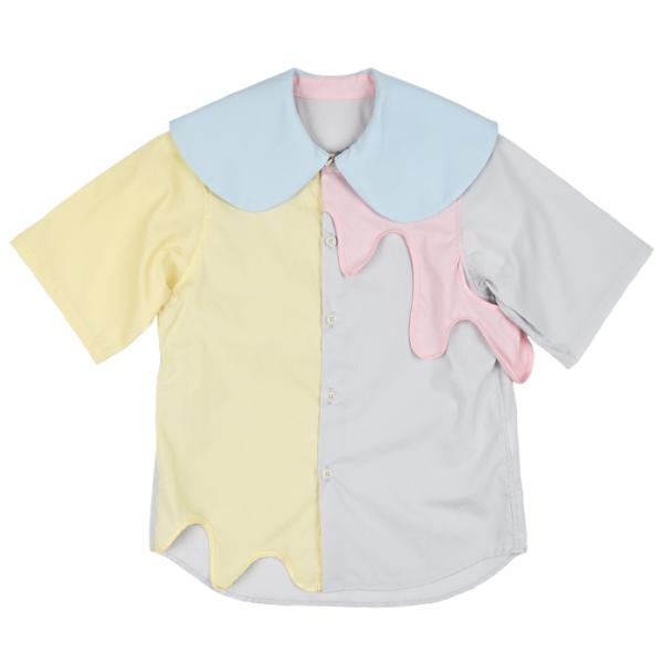 GRIS グリ Crazy Melt Shirt PinkMelt GR22SSSH001A