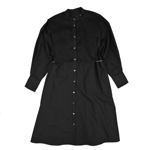 nunuforme ヌヌフォルム バックストラップドレス Black 09nf19460018