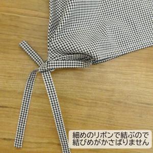 大人用 三角巾 黒 ギンガムチェック 大人用三...の詳細画像3