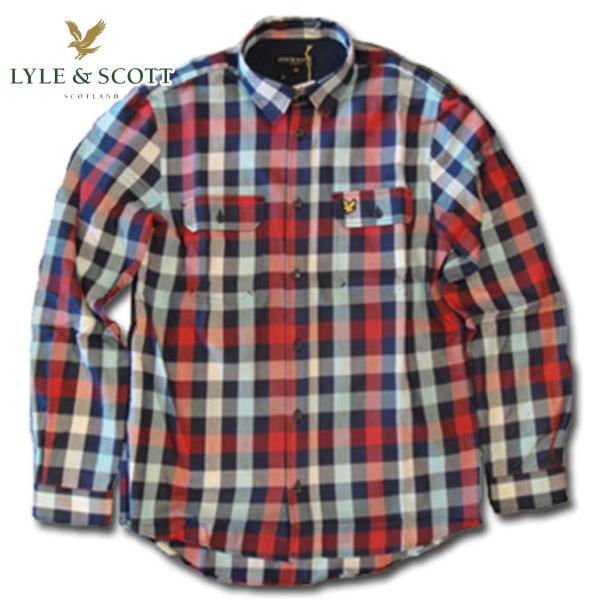 ライルアンドスコット LYLE＆SCOTT 正規販売店 BUTTON DOWN CHECK SHIR...