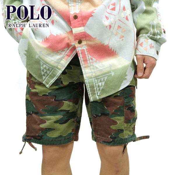 ポロ ラルフローレン メンズ POLO RALPH LAUREN 正規品 ショートパンツ Camo-...