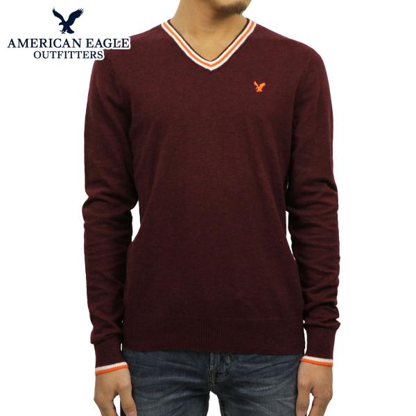 アメリカンイーグル セーター メンズ 正規品 AMERICAN EAGLE Vネックセーター AE ...