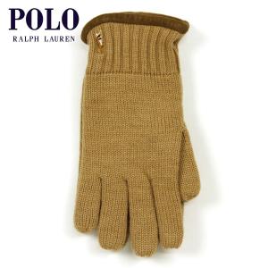 ポロ ラルフローレン POLO RALPH LAUREN 正規品 手袋 Classic Merino Gloves KHA｜mixon