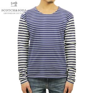 【ストアポイント10倍 6/5 0:00〜6/6 23:59】 スコッチアンドソーダ ロンT メンズ 正規販売店 SCOTCH＆SODA 長袖Tシャツ M 父の日 プレゼント ラッピング｜mixon