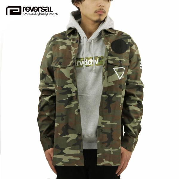 20%OFFセール 【販売期間 3/27 0:00〜3/27 23:59】 リバーサル シャツ メン...