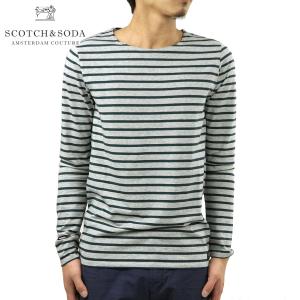 スコッチアンドソーダ ロンT メンズ 正規販売店 SCOTCH＆SODA 長袖Tシャツ LONGSLEEVE BRETON BOAT TEE 50007 F D15S25 父の日 プレゼント ラッピング｜mixon