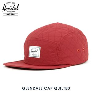 ハーシェル キャップ 正規販売店 Herschel Supply ハーシェルサプライ GLENDALE CAP QUILTED 1007-0299-OS WINDSOR WINE QUILTED D00S20｜mixon