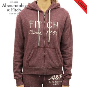 アバクロ レディース パーカー Abercrombie＆Fitch 正規品 ジップアップ LOGO GRAPHIC HOO｜mixon