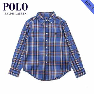 ポロ ラルフローレンキッズ POLO RALPH LAUREN CHILDREN 正規品 子供服 ボーイズ 長袖シャツ L｜mixon