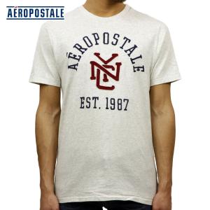 【ボーナスストア 誰でも+5% 5/11 0:00〜5/12 23:59】 エアロポステール AEROPOSTALE 正規品 メンズ 半袖Tシャツ NYC Logo Graphic T 6005-6｜mixon