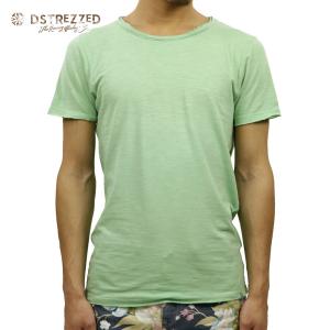 ディストレス Tシャツ 正規販売店 DSTREZZED 半袖Tシャツ R-neck s/s Slub Jersey 2021 父の日 プレゼント ラッピング｜mixon