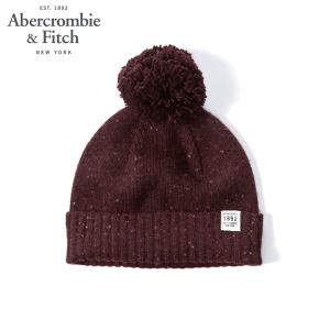 アバクロ メンズ Abercrombie＆Fitch 正規品 ニットキャップ FOLDOVER POM BEANIE 11｜mixon