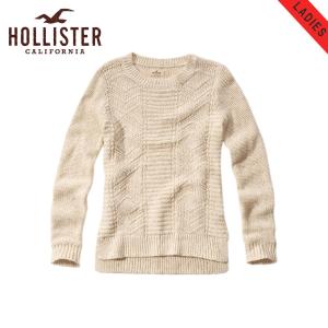 ホリスター レディース HOLLISTER 正規品 セーター Textured-Stitch Crew Sweater 3｜mixon