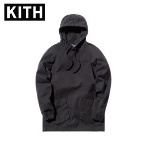 20%OFFクーポンセール 【利用期間 6/22 0:00〜6/25 23:59】 キス パーカー メンズ 正規品 KITH プルオーバーパーカー KITH Clinton Pullover - Blac 爆買｜mixon